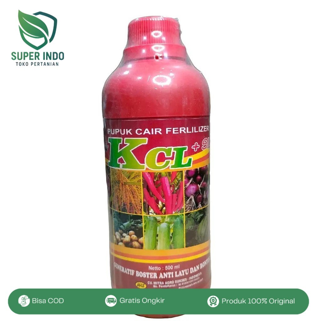 Bio KCL Cair 500ml Pupuk Nutrisi Tanaman Anti Layu Dan Rontok