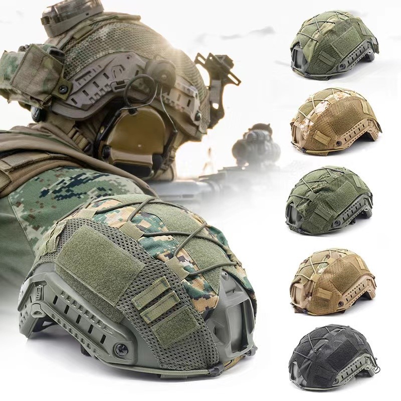 Tactical helmet cloth Helmet cover Elastic helmet cover Camouflage helmet fast helmet cloth MH PJ BJ
