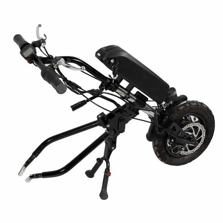 Manual Wheelchair Change To Be Electric Wheelchairs, 350W Electric Attachable Handcycle For Wheelcha