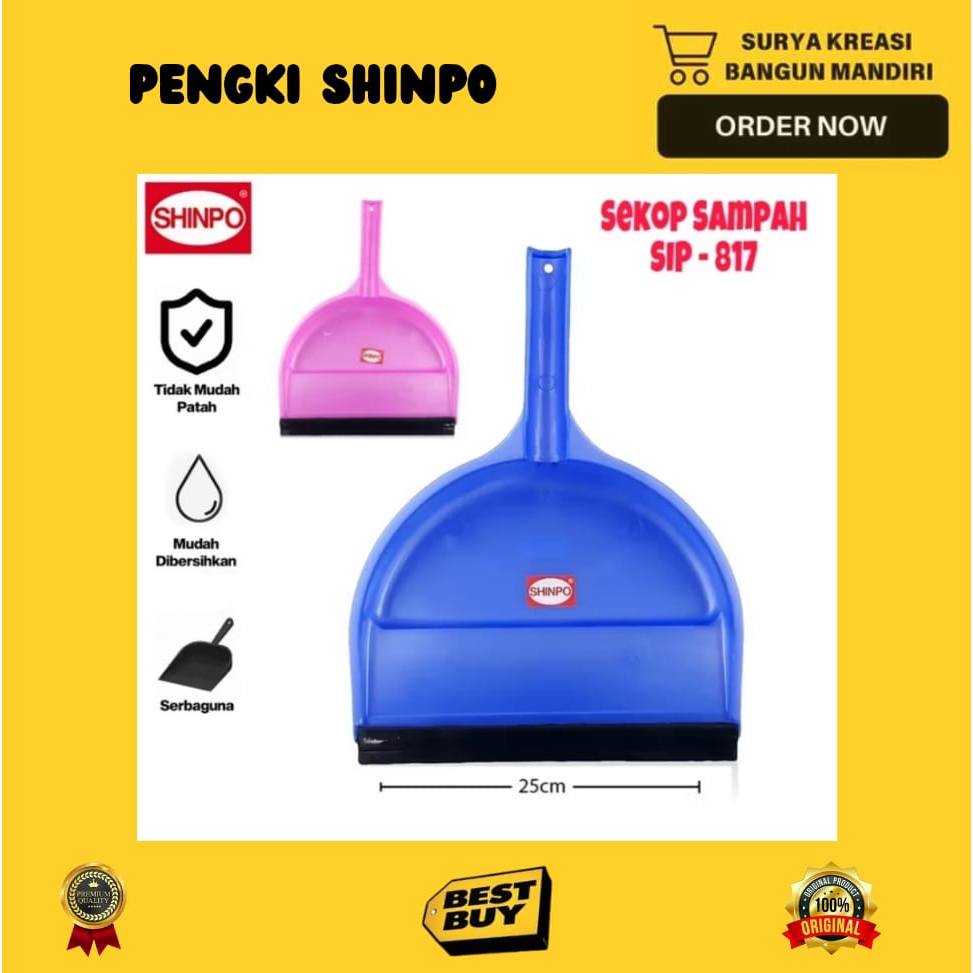 PENGKI TANGAN SHINPO - SEROKAN SAMPAH - PENGKI SAMPAH - PENGKI PLASTIK - SEKOP SAMPAH 817