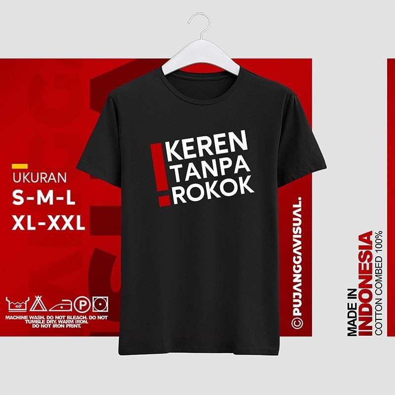 Kaos Keren Tanpa Rokok