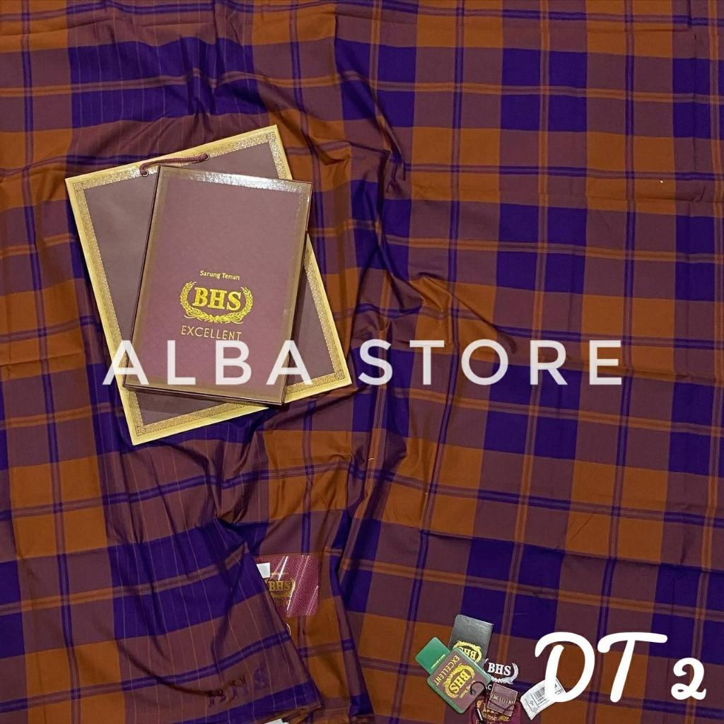 [BARU] Sarung BHS Kotak Jadul Bestseller KDT SKP SMB SKB SSU  Songket Gold SARUNG BHS EXCELLENT GOLD