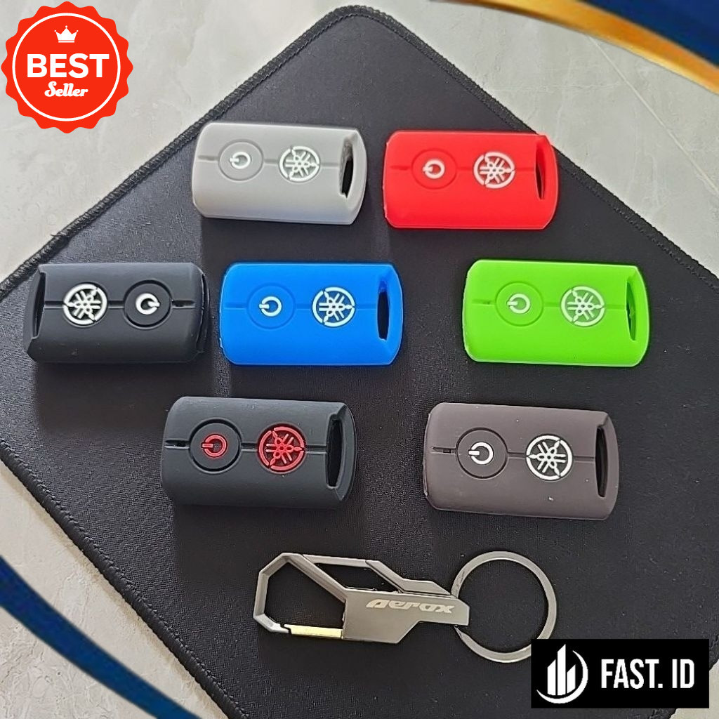 Gantungan Kunci Yamaha Aerox Alpha 155 Aerox 2017 - 2025 Keyless + Cover Remote Aerox 155