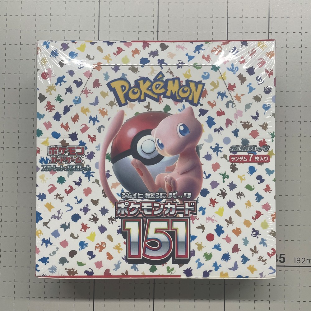 140pcs/Box Anime Pokemon Japan Version TCG Scarlet Violet 151 Classics Expansion Booster Box Pokemon