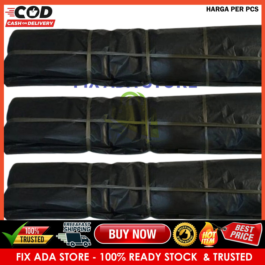 Plastik Cor Hitam 1 Kg Kiloan Terpal Beton Bangunan Cover Coran Waterproof Black Pelapis Fondasi Pon