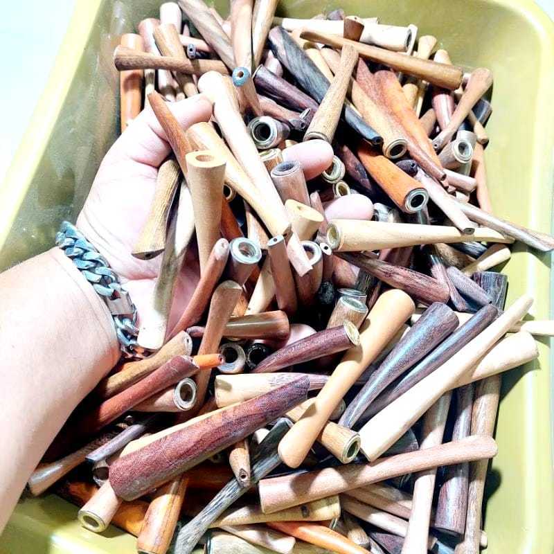 Obral once pipa rokok dari kayu rijekan model lama minus sedikit