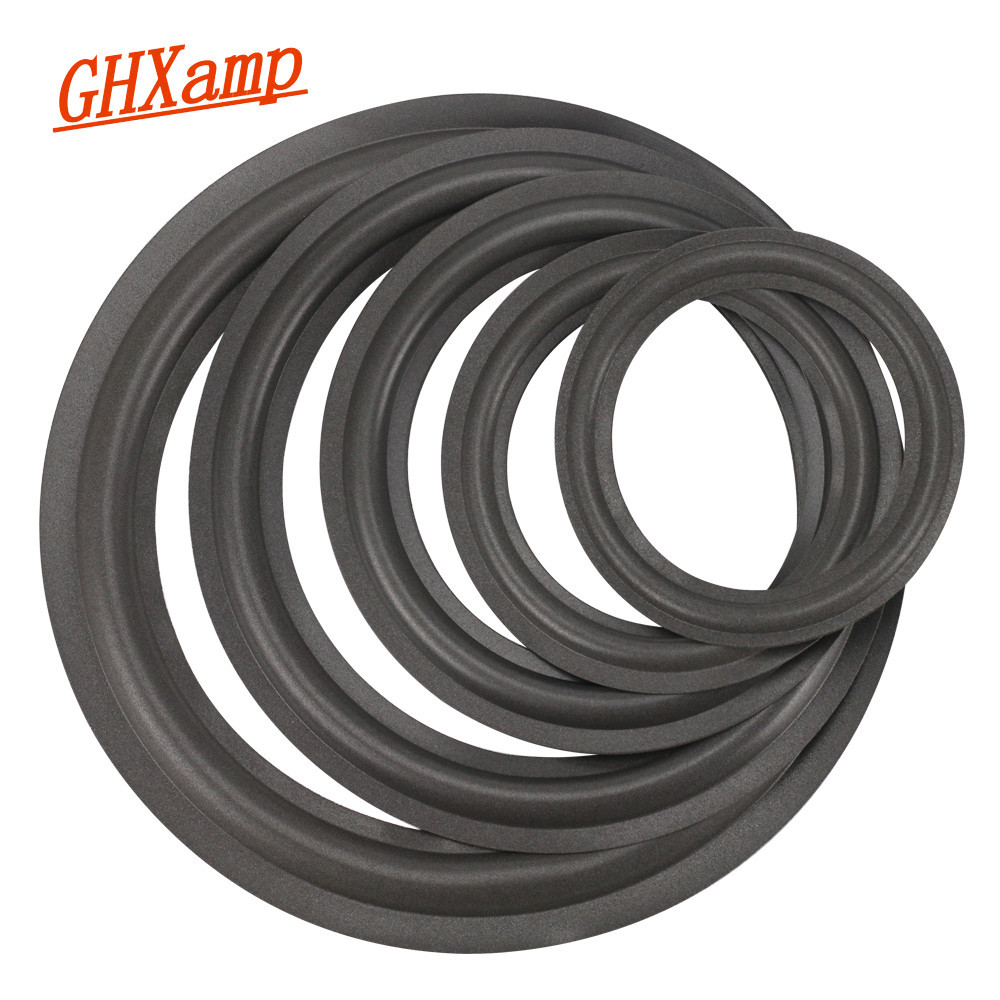 GHXAMP 2PCS Speaker Foam Repair Folding Edge Ring Subwoofer Speaker Repair Accessories DIY 5 INCH 6.