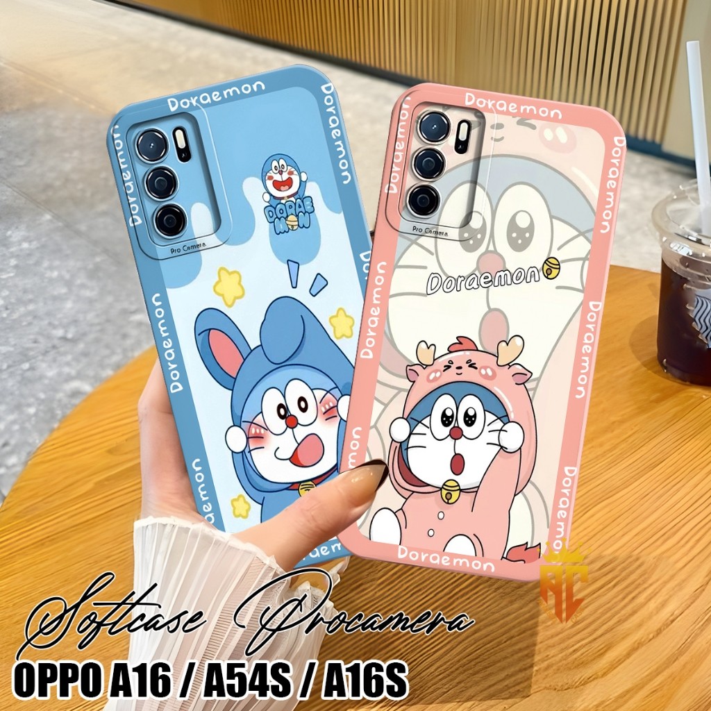 Casing Oppo A16 / Case Oppo A16S / Case Oppo A54S - Case Hp Oppo - Case kekinian - Case  Doraemon [C