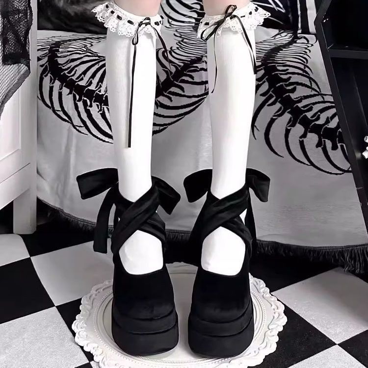 Sepatu Mary Jane Gaya Lolita Prancis Baru untuk Anak Perempuan