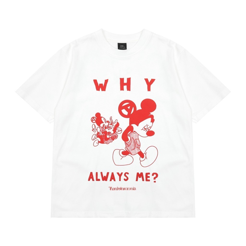 Tshirt Ketira White Thanksinsomnia Kaos Unisex