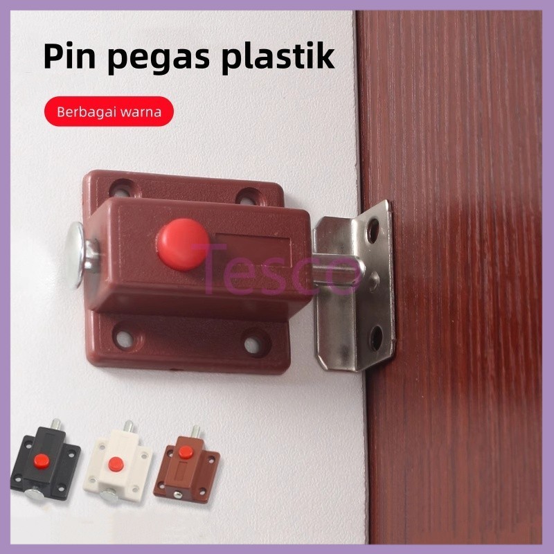 Tesco Baut pegas plastik dengan mekanisme interlock / pintu lemari furnitur kecil silinder kunci log