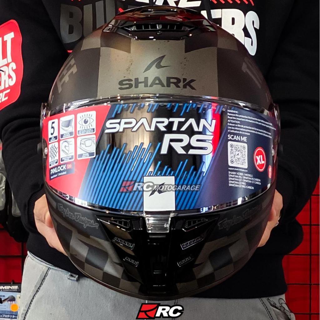 Helm Motor Full Face - Shark Spartan RS Raceshop Matt Original