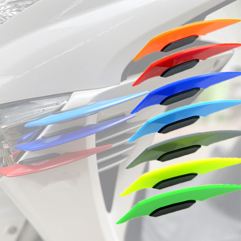 Motorcycle Winglets Fairing Side Spoiler Wind Wing Stickers For Honda Nc750x Yamaha Hold 700 Transal