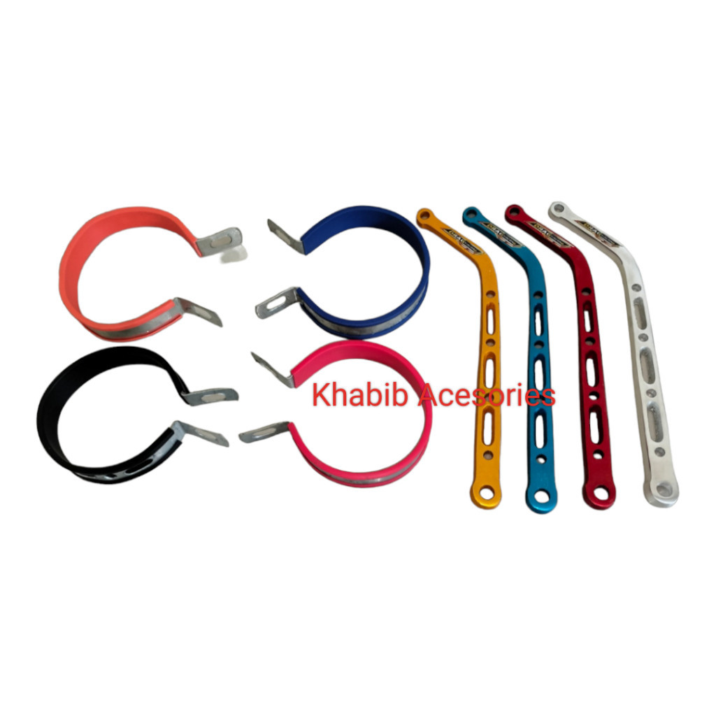 KLEM KNALPOT RACING KLEMAN BREKET KNALPOT RACING PLUS KLEMAN PANGKON L KNALPOT