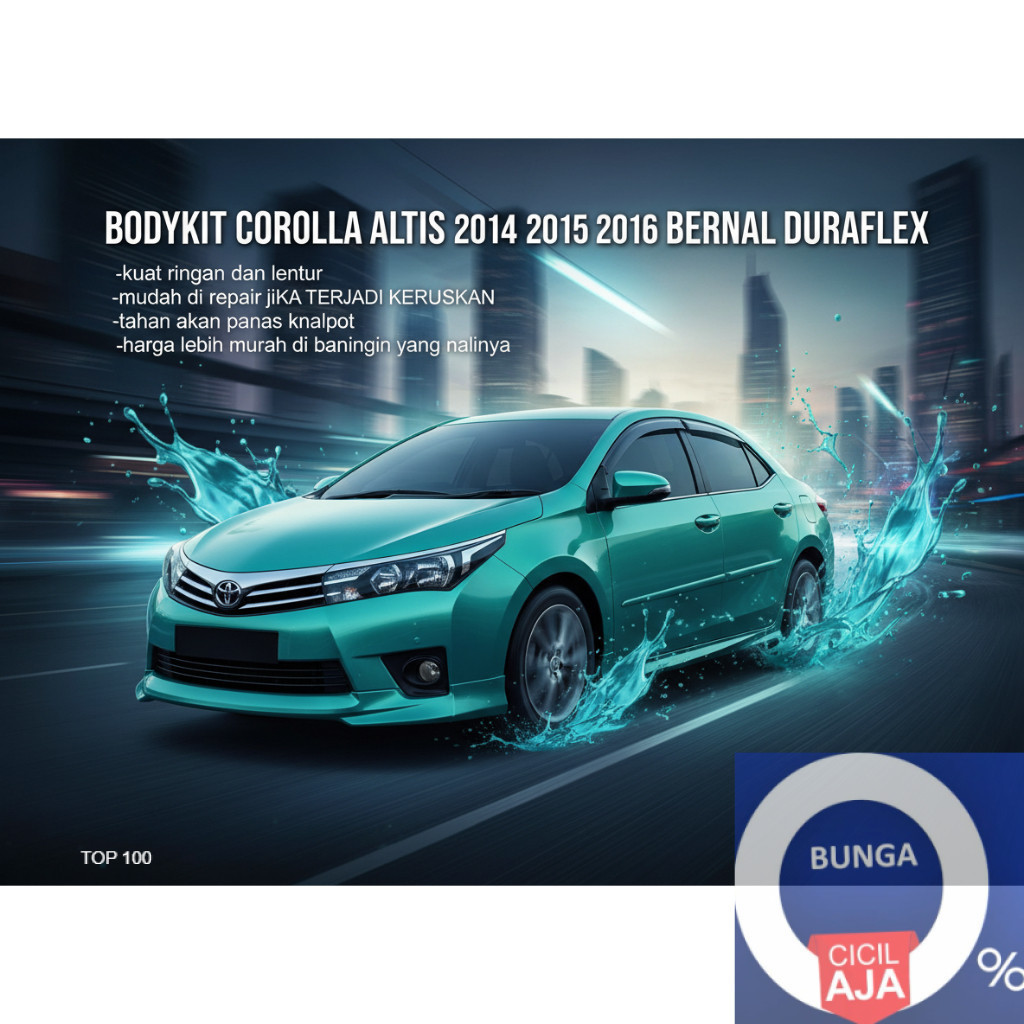 (Garansi)  BODYKIT COROLLA ALTIS 2014 2015 2016 BODY KIT ALTIS