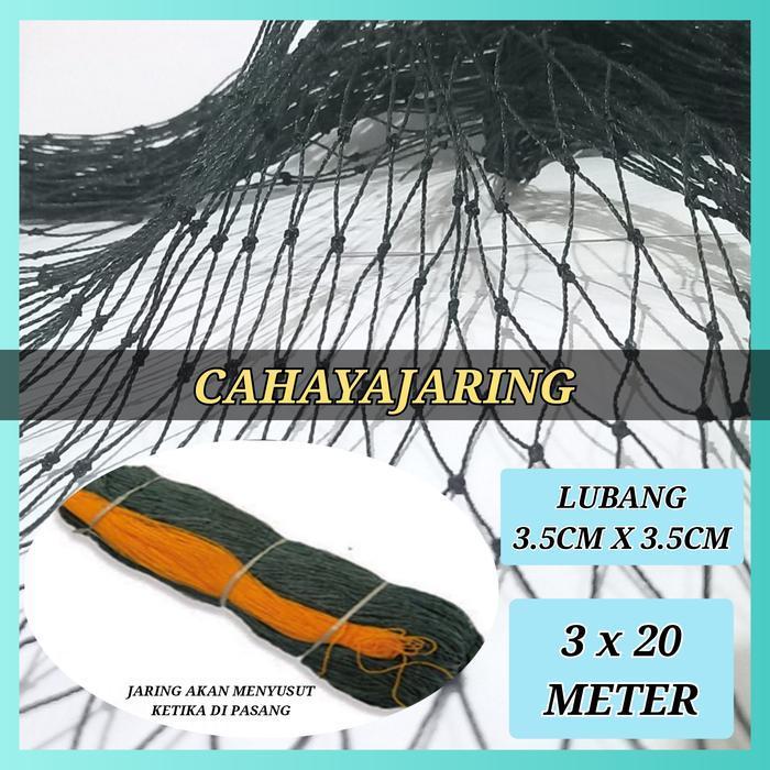 PETWORLD Jaring Ayam Pagar Ayam 3 x 20 Meter Jaring Pagar Kandang Ayam Serbagun - 3x10(3.5x3.5CM)