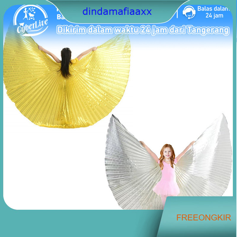 Kostum Sayap Anak Sayap Malaikat Kerub Kostum Pertunjukan Sayap Properti Tari Perut Sayap Kerub Anak