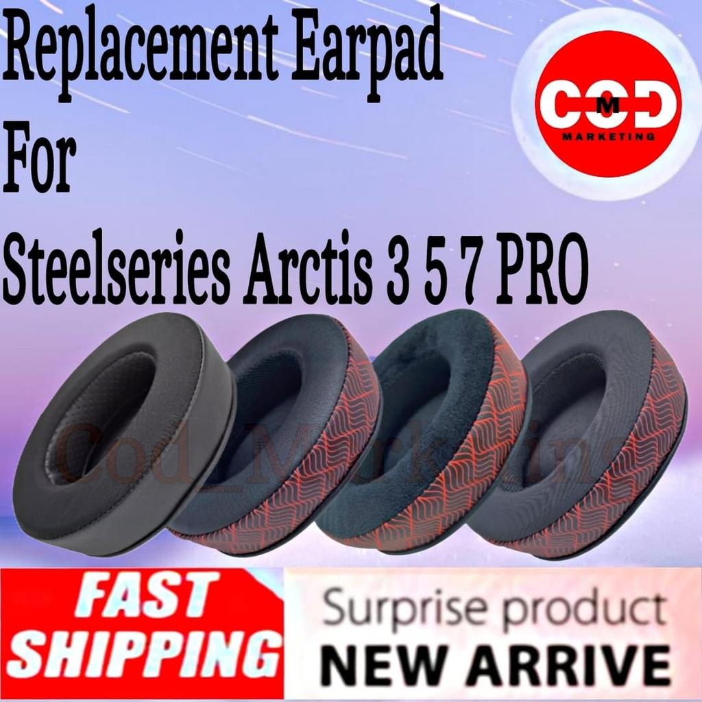 Bantalan Earcup Foam Earpad Cushion Steelseries Arctis 3 - Steelseries Arctis 5 - Steelseries Arctis