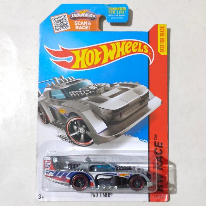 Mainan Hot Wheels Two Timer grey 2015 HW Race Best for Track rare