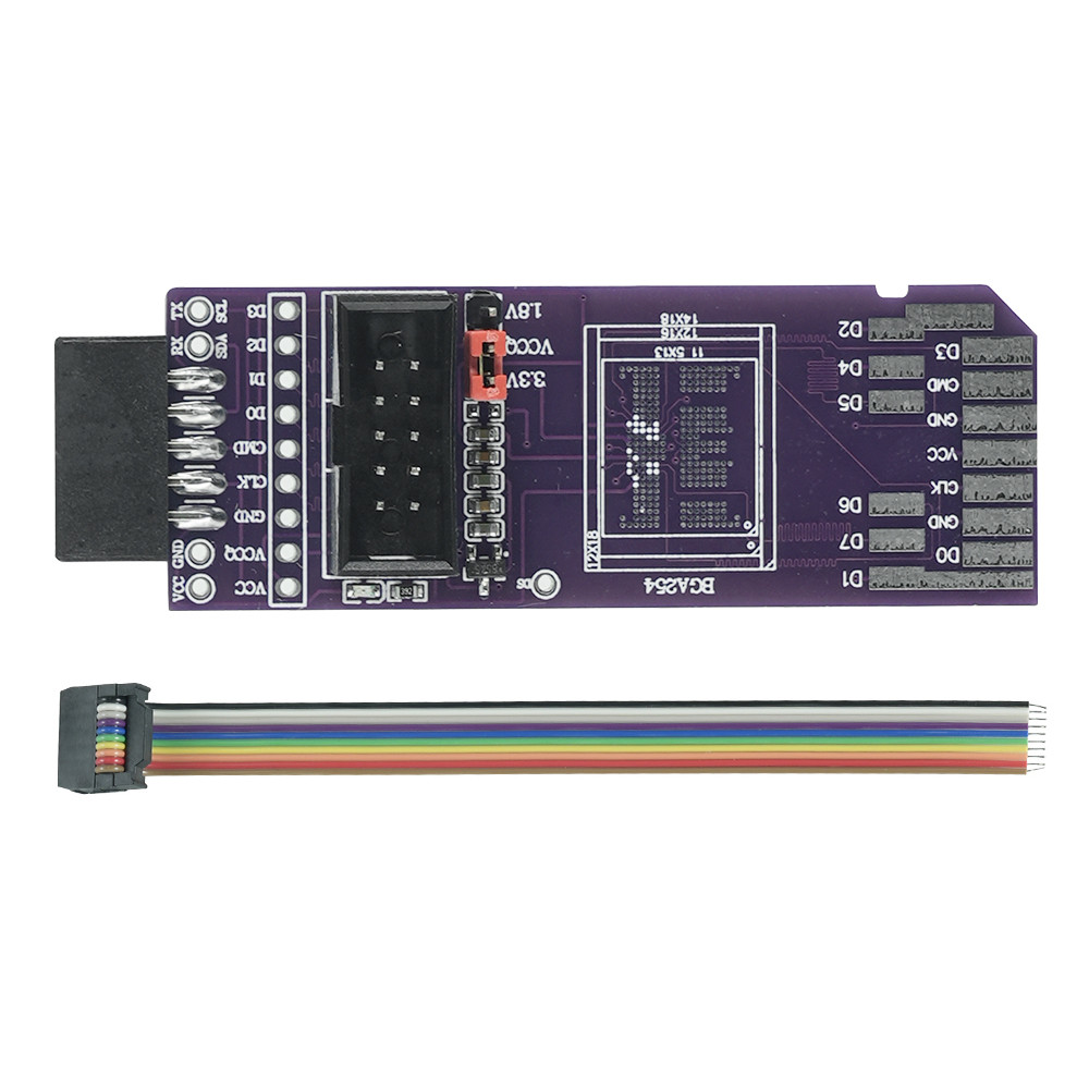 BGA254 BGA153169 BGA221 ISP Cable Adapter Board for SDEMMC RT809HISP Simple Reang And Writing Flywir