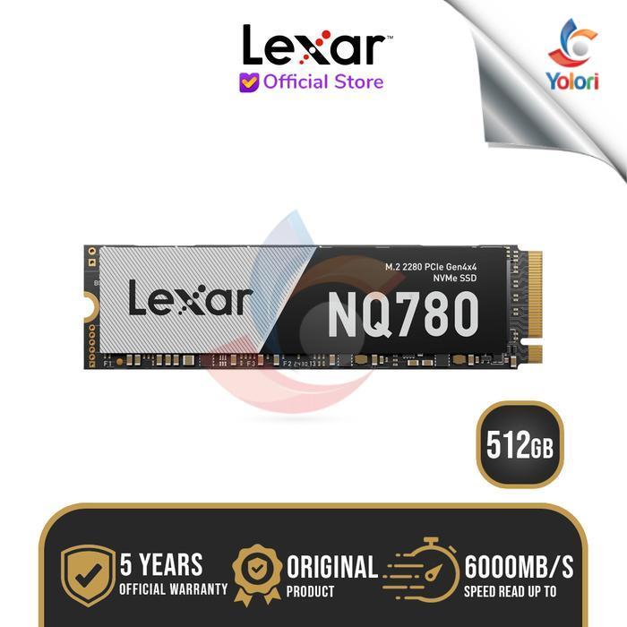Lexar SSD NQ780 Pcie 4.0 NVMe M.2 512GB - LNQ780 512 GB - GARANSI RESMI