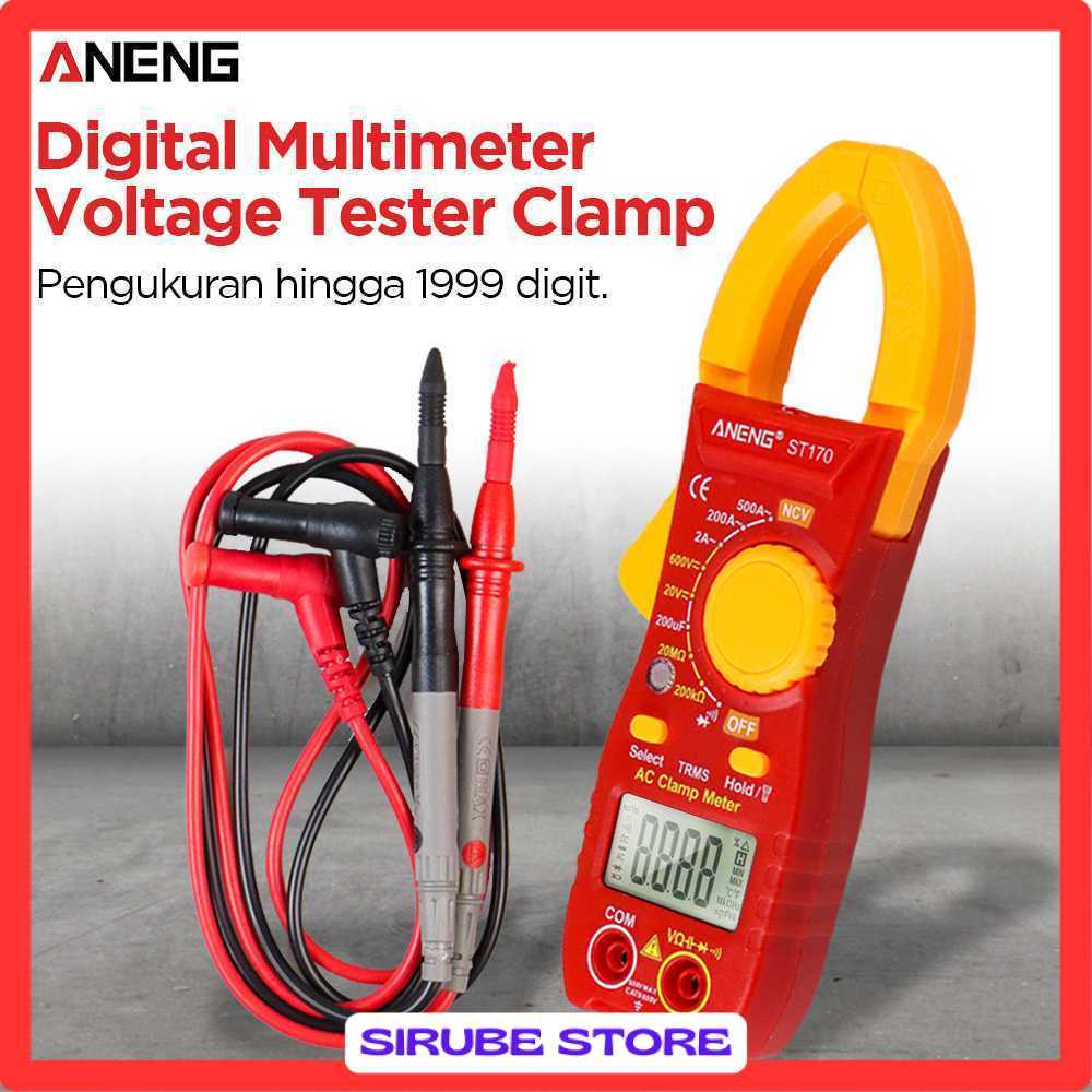 ANENG Digital Multimeter Tang Ampere Voltage NCV Tester Clamp - ST170