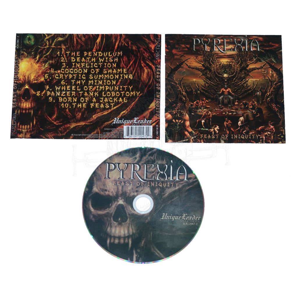 ORIGINAL & BERLISENSI - CD - PYREXIA - FEAST OF INIQUITY | DEATH METAL | EXTREME MUSIK