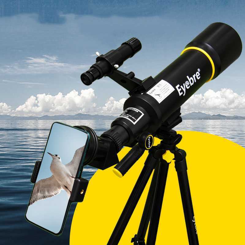 Eyebre Teropong Bintang 200X Teleskop Astronomi 70mm 400mm / Teleskop Zoom Teropong Bulan Planet Ast