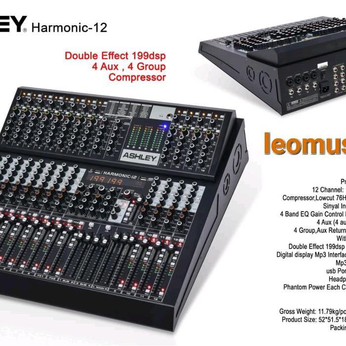 MIXER AUDIO ASHLEY HARMONIC-12 ORIGINAL