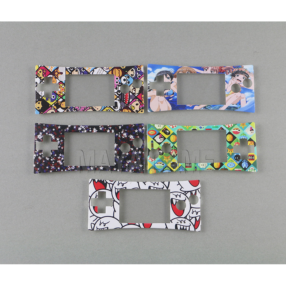 For GameBoy Micro Replacement Front Faceplate Cover for GBM GameBoy Micro System Front Case