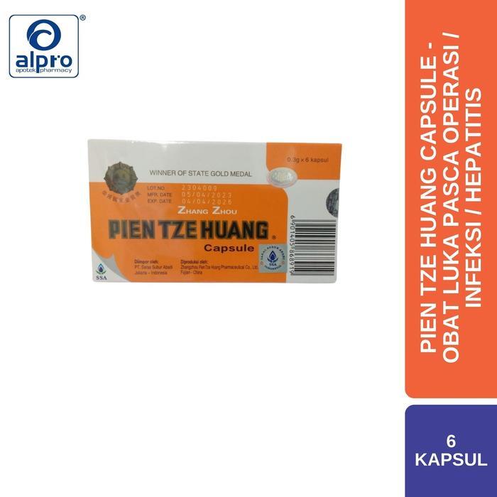 Pien Tze Huang 6 Capsul - Obat Luka