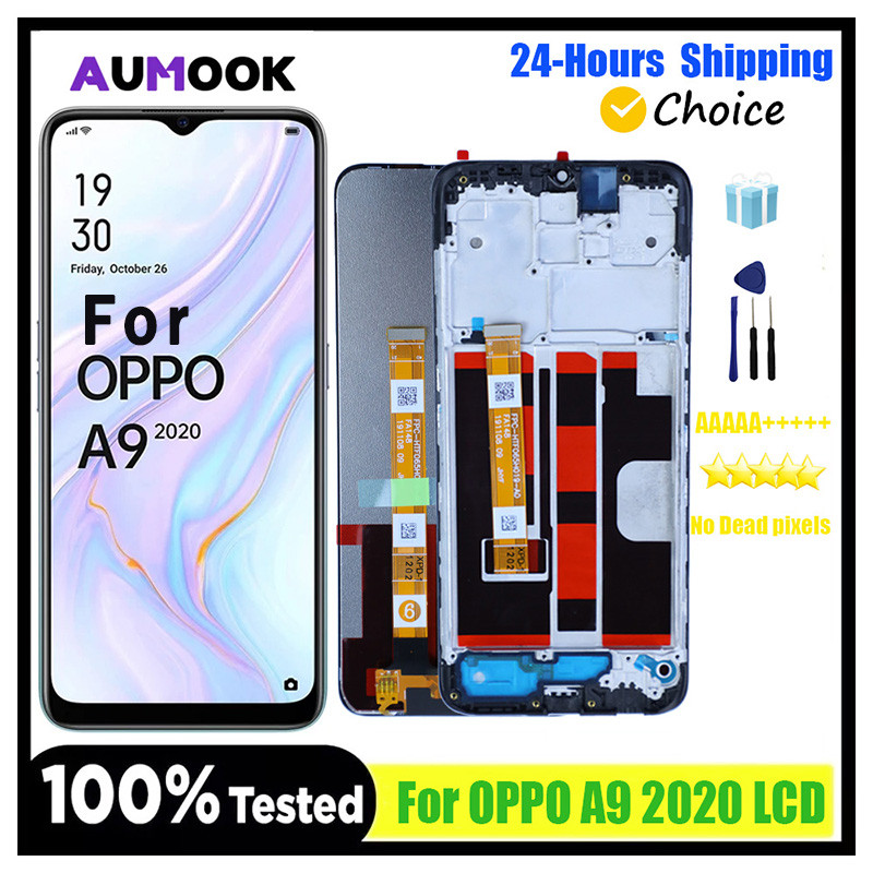 6.5" For OPPO A9 2020 CPH1937 CPH1939 CPH1941 LCD splay Tou Screen gitizer Replacement For Oppo A5 2