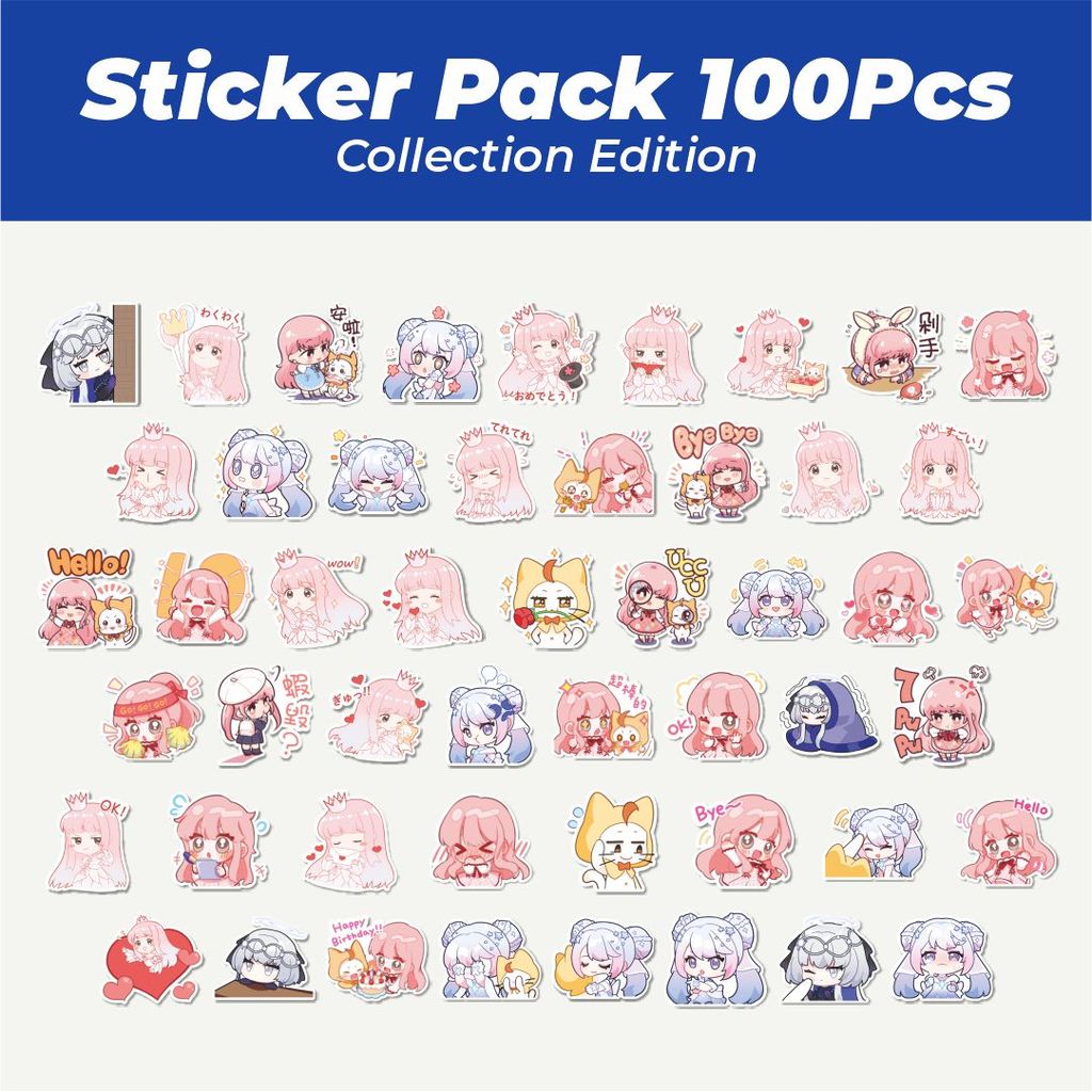 Hot Stiker Shining Nikki Lucu Anti Air Stikers Berperekat Waterproof Sticker Decal Buat Motor Helm B