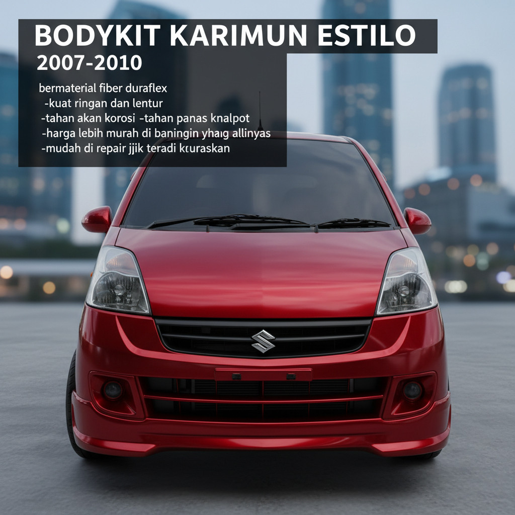 cicilan 0% bodykit karimun estilo 2007 -2010  bodikit karimun estilo body kit karimun estilo