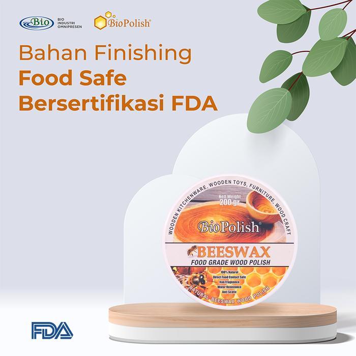 Poles Kayu Food Grade Aman Biopolish Beeswax