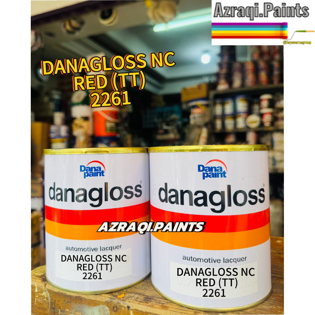 DANAGLOSS NC SOLID RED (TT) 2261 ( 1 KG ) CAT BERKWALITAS 100 % ORIGINAL