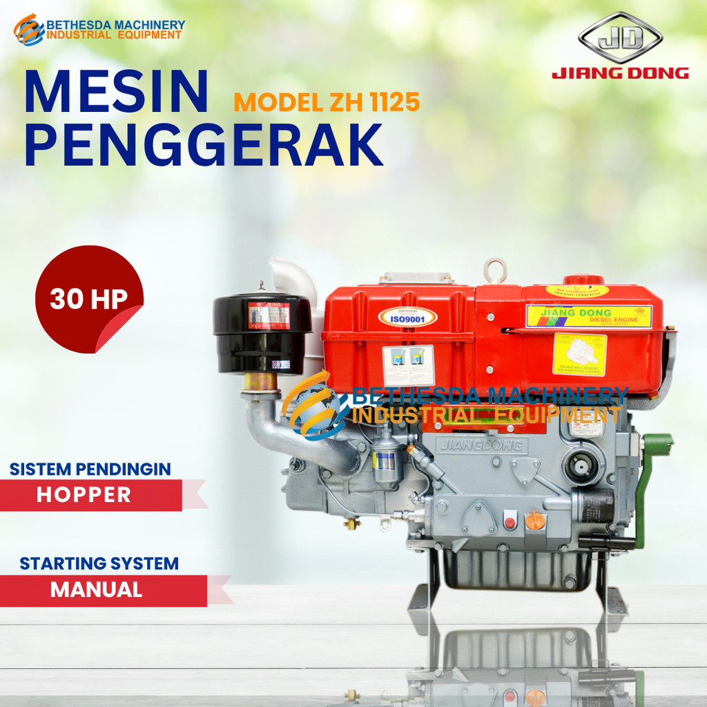Mesin Penggerak Diesel 30 HP 30PK Jiangdong ZH 1125 - 30HP Hopper