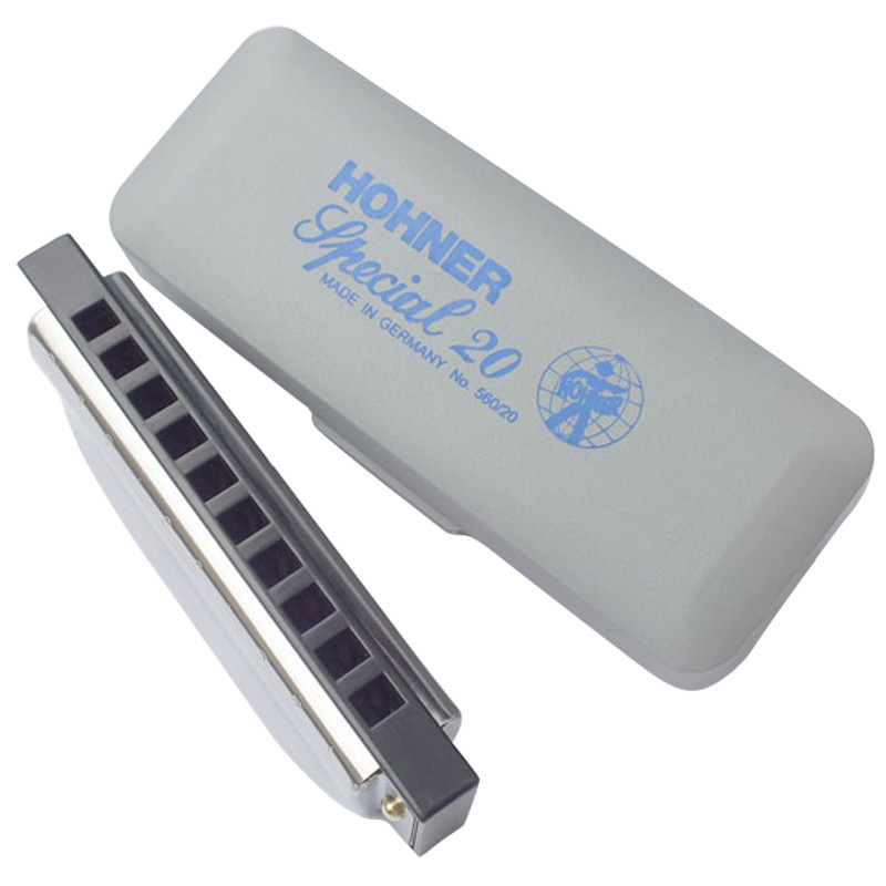 Hohner Special 20 10 Hole atonic Harmonica Gaita Standard 10 Hole atonic Harmonica Blues Harp, Major