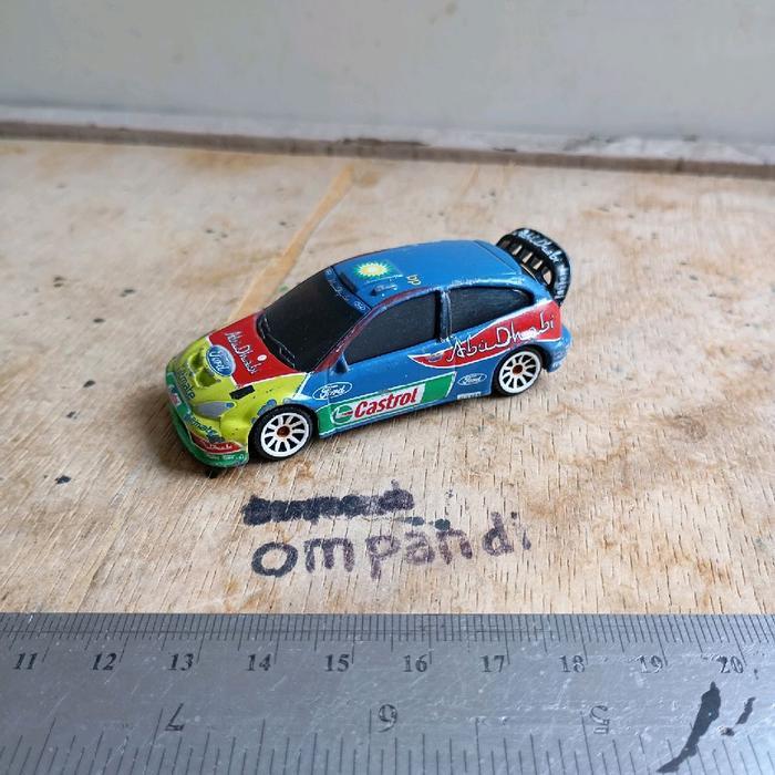 diecast majorette mobil ford focus WRC 2ND