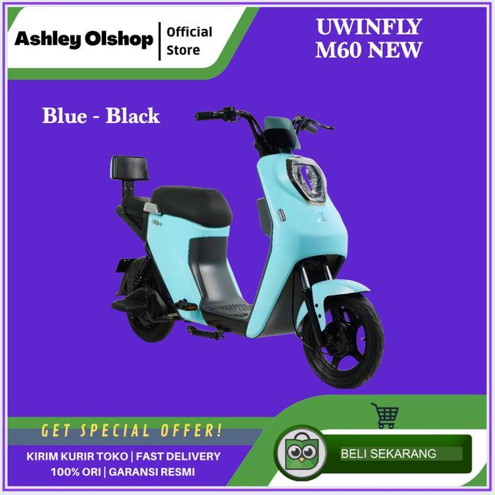 Sepeda Listrik Uwinfly M60 Selis Uwinfly M 60 Uwinfly M60 NEW - M60 Blue [ORI]