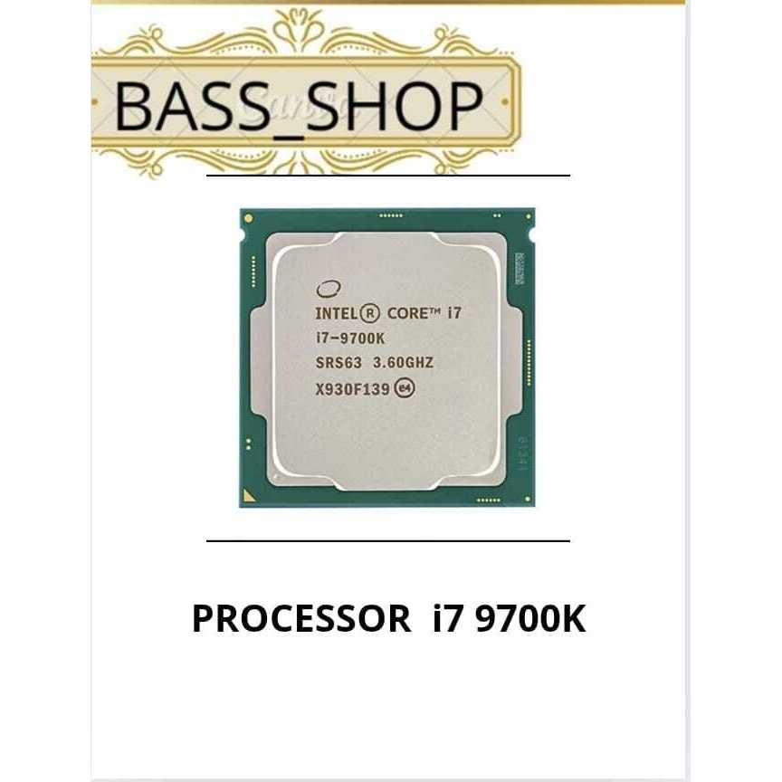 PROCESSOR INTEL CORE I7 9700k TRAY LGA 1151