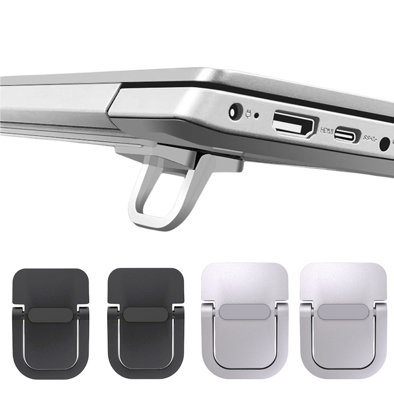2/4pcs/Set Laptop Stand for Computer Keyboard Stand Riser Aluminum Mini Portable Laptop Stands for N