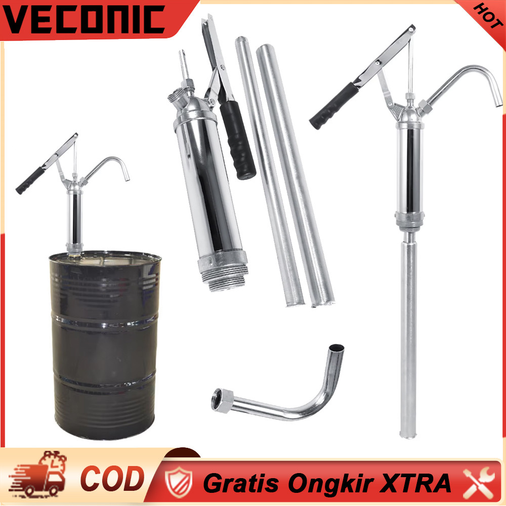 Pompa Drum Minyak Manual Pompa Drum Kokoh Pemindahan Cairan Efisien Pegangan Ergonomis Pompa Transfe