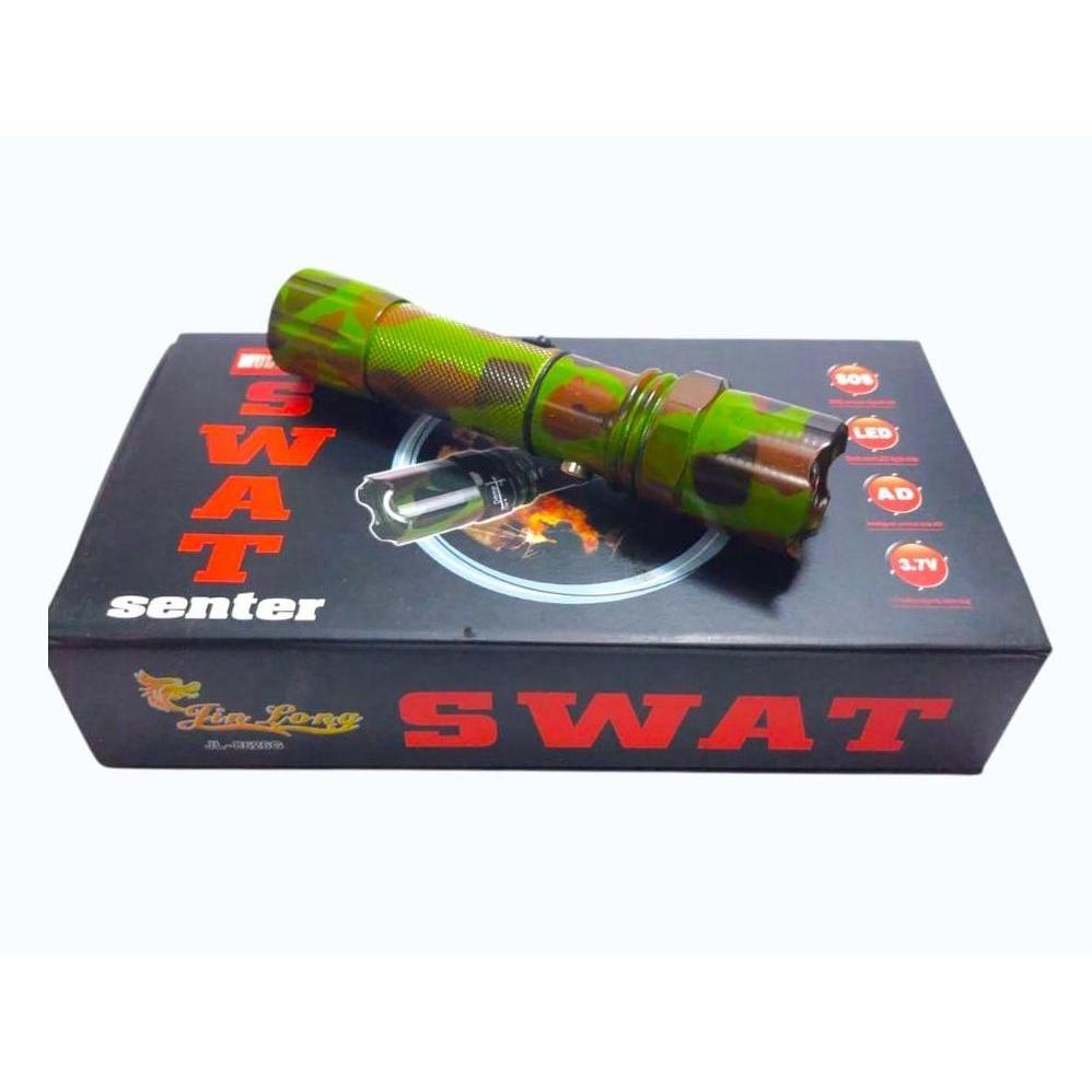 Senter Swat 18650 Jinlong JL-8626 / Senter Swat Super Terang Bagus Original / Senter Camping Police 