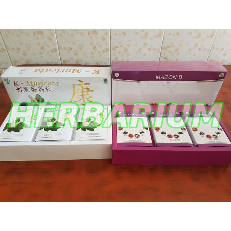 Promo Murah PAKET TERAPI K-MURICATA & MAZON B 100% ORIGINAL ASLI Terlaris