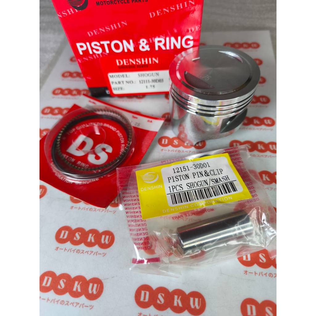 Piston Kit Set Oversize 175 SHOGUN 110 | SHOGUN 110 R NEW Denshin