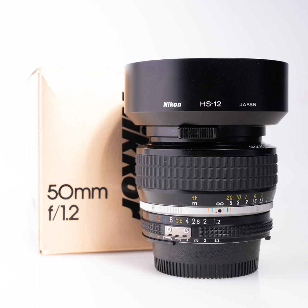 Nikon Nikkor 50mm f1.2 Ais Fullset - Mint Condition 585
