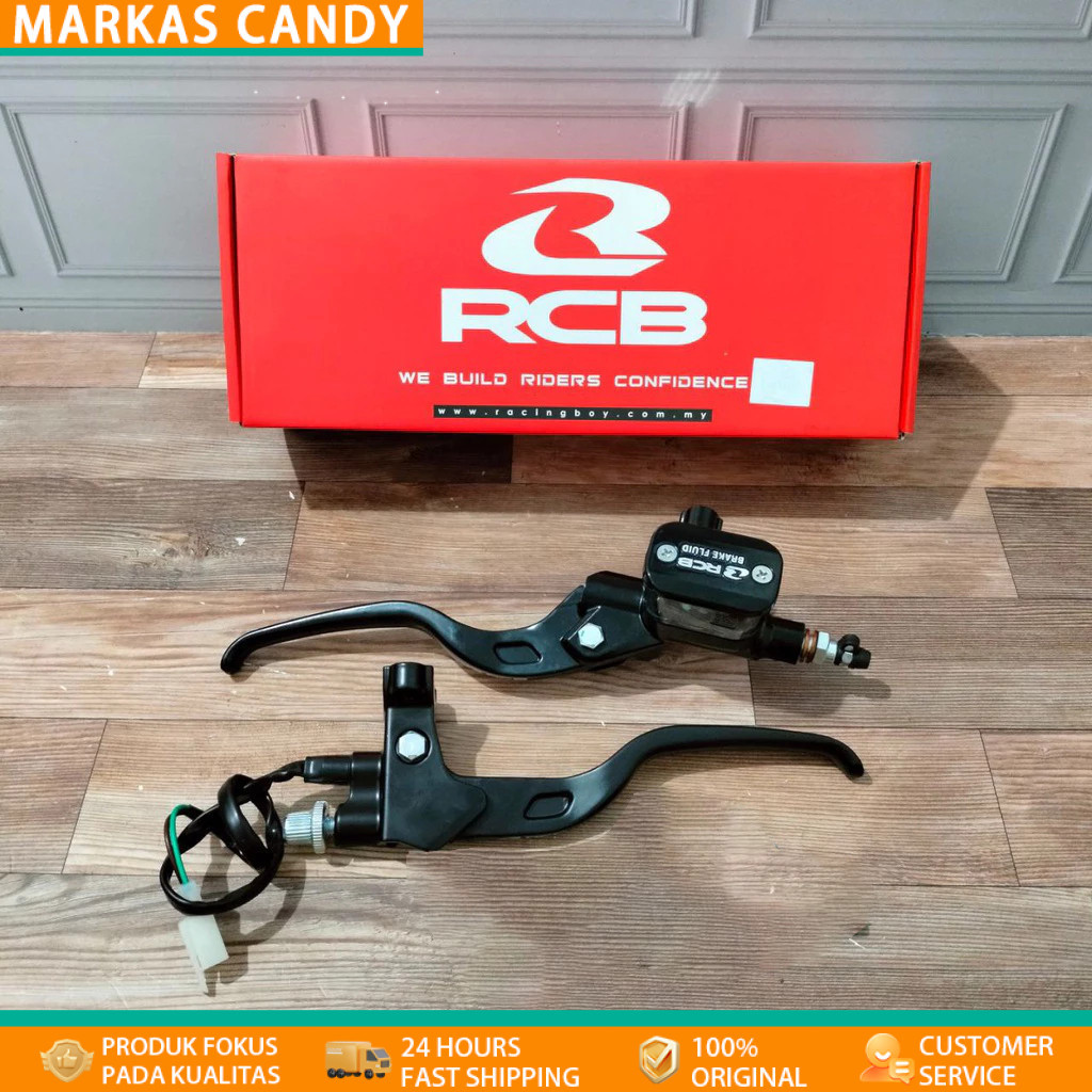 Paket Master Rem RCB Kotak 14MM E-3 Dan Kopling RCB E-2/E-3 Warna Silver