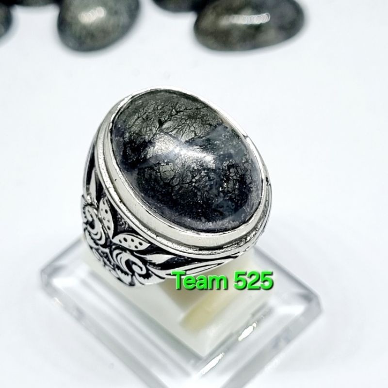 Cincin batu badar perak ereke / sigori lafau
