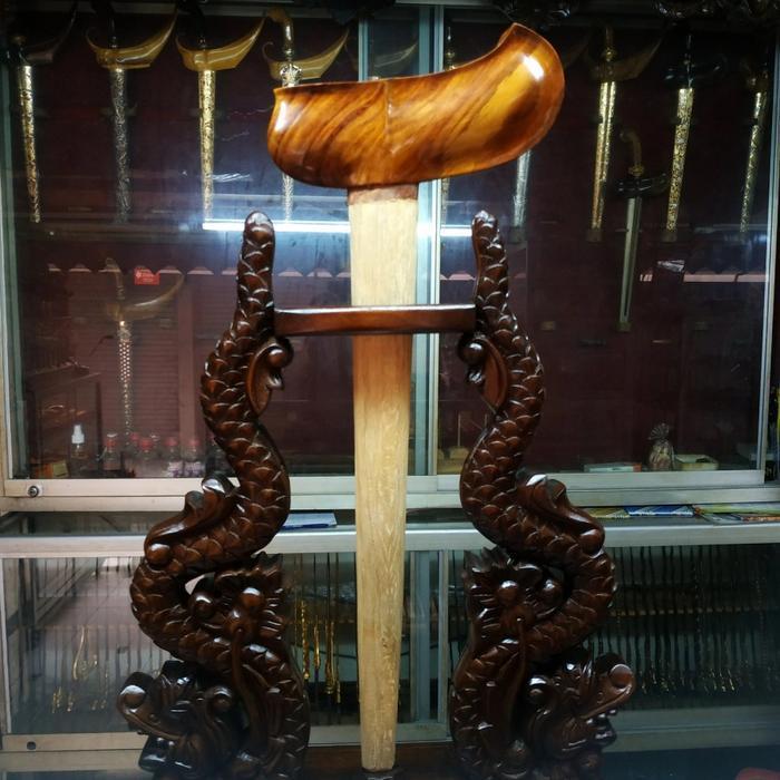 Warangka Keris Gayaman Surakarta Kayu Nagasari Serat Sampir Garap Alus